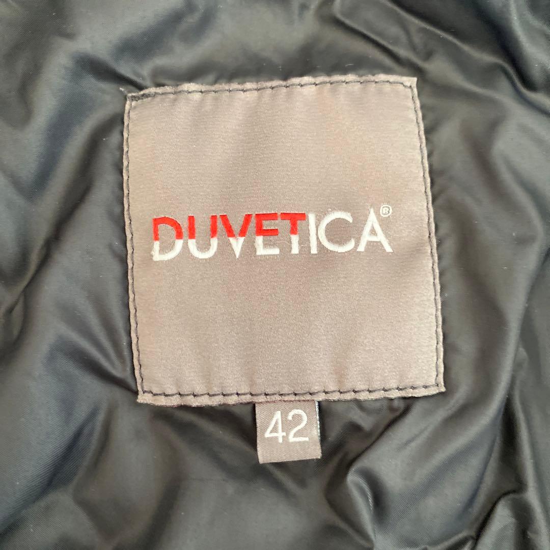 ガイヤくんDUVETICA acca黒 42リアルファーキルティング