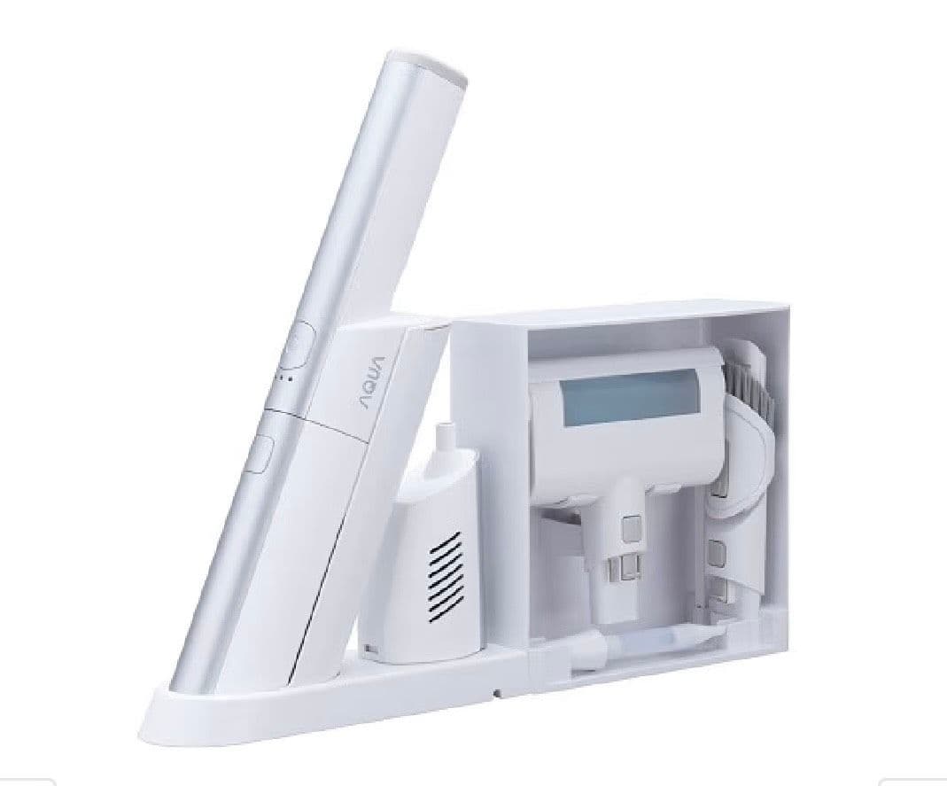 リファビッシュ品☆極美品AQUA コードレスハンディクリーナーAQC-HD1A白