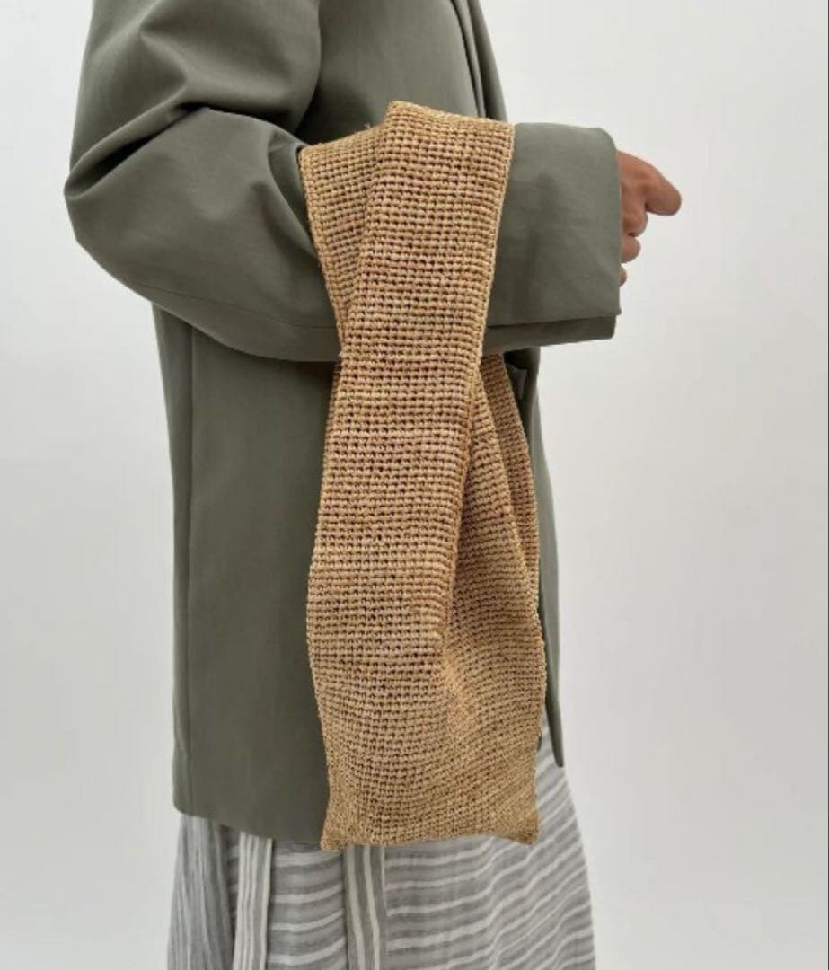 seya ラフィアミニバッグ