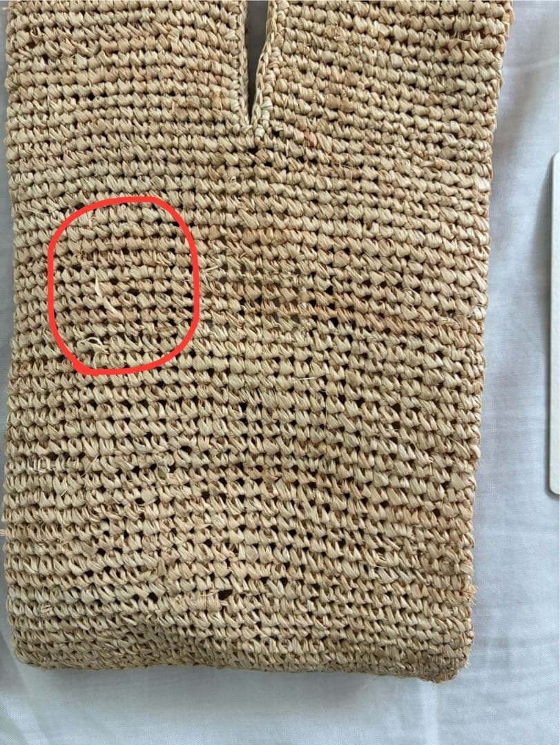 seya ラフィアミニバッグ