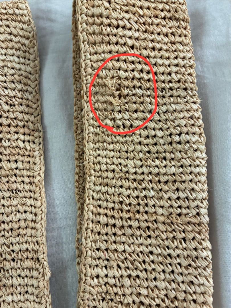 seya ラフィアミニバッグ