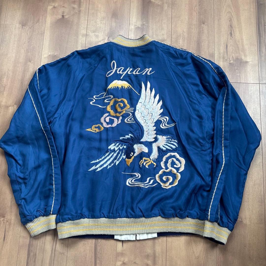 Hide テーラー 東洋 スカジャン 青鷹