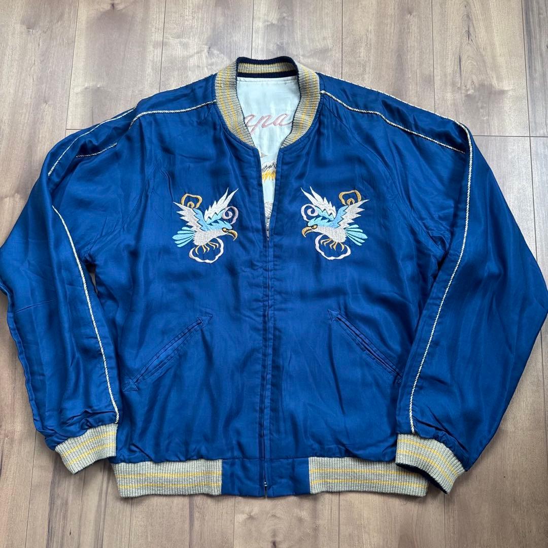 Hide テーラー 東洋 スカジャン 青鷹