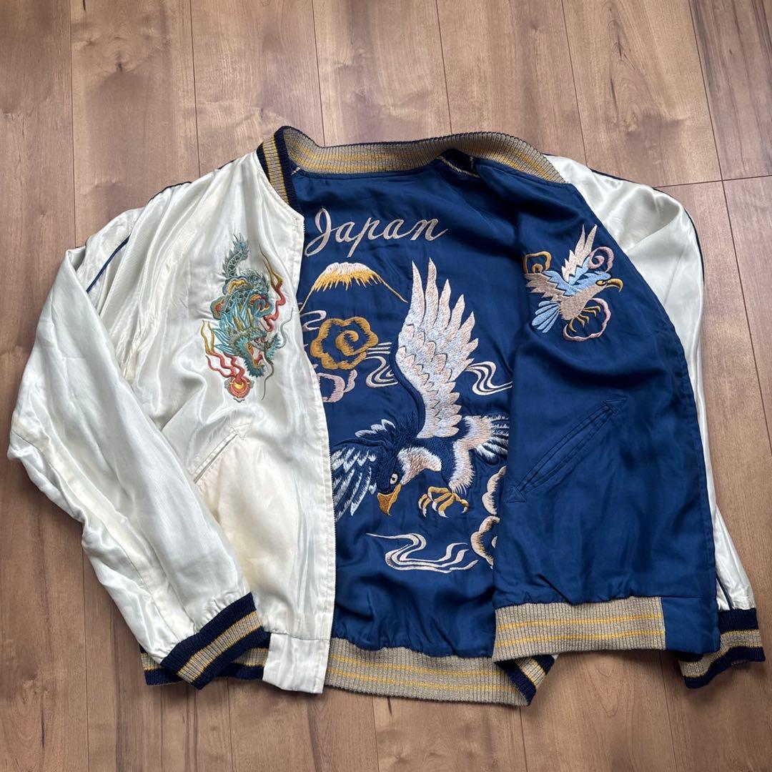 Hide テーラー 東洋 スカジャン 青鷹