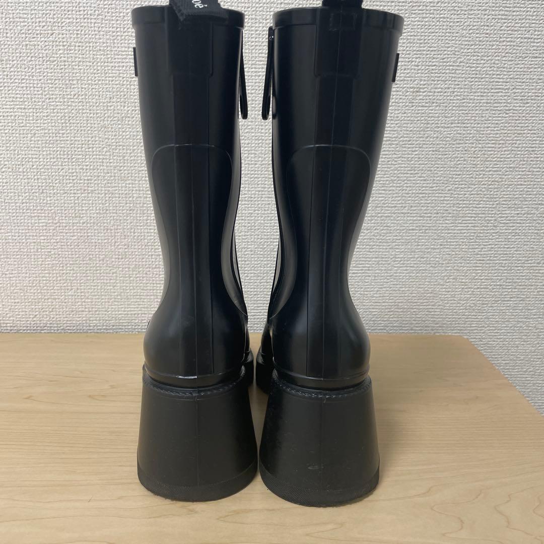 まい⭐︎Chloé ブラック 長靴・レインブーツ