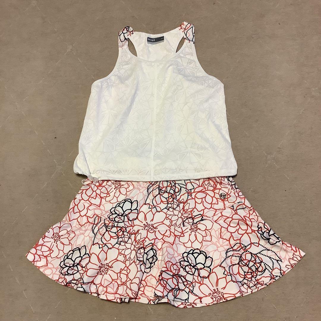 Lija リージャテニスゲームシャツスコートセットアップXS 定価31460円