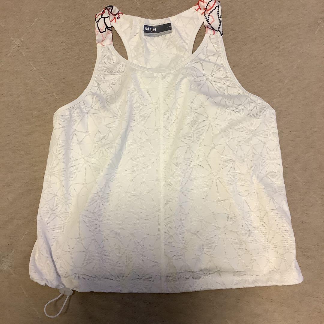 Lija リージャテニスゲームシャツスコートセットアップXS 定価31460円