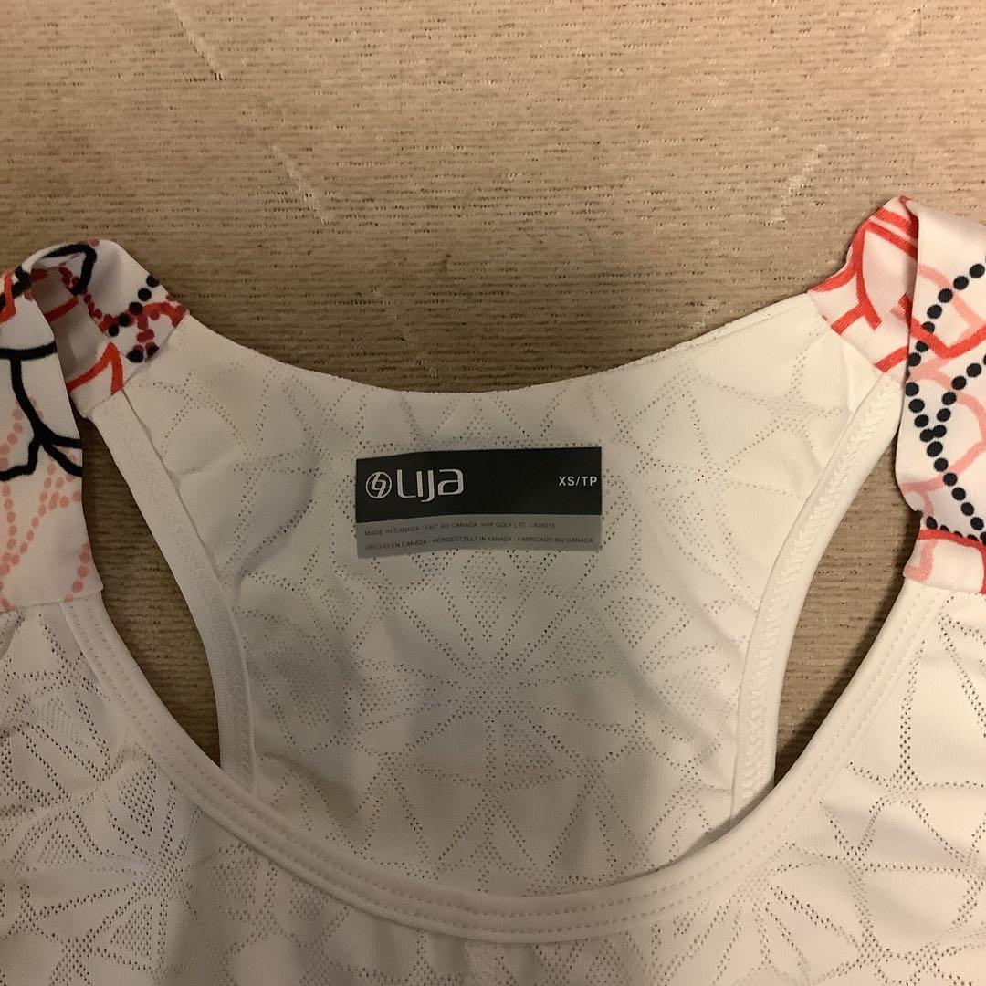 Lija リージャテニスゲームシャツスコートセットアップXS 定価31460円