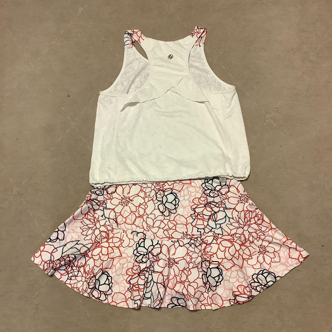 Lija リージャテニスゲームシャツスコートセットアップXS 定価31460円