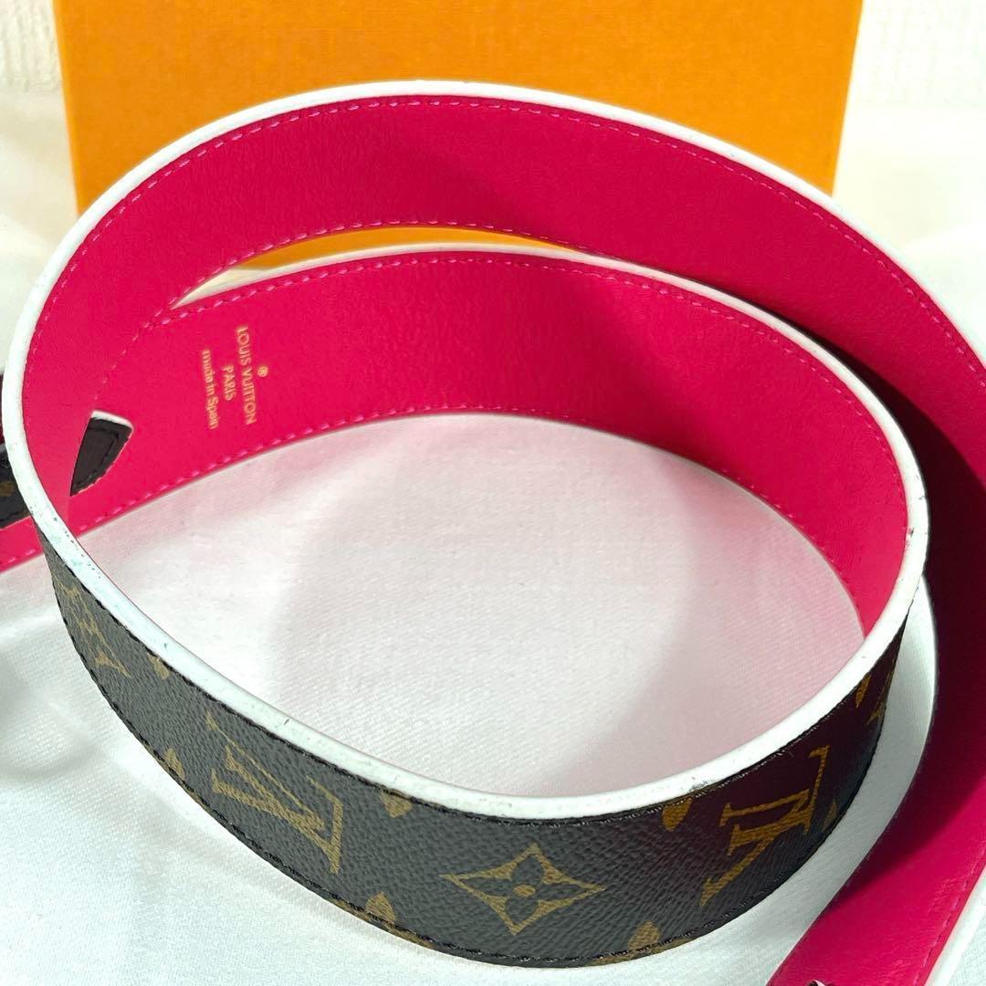 ルイヴィトン ショルダーストラップ モノグラム PVC ブラウン