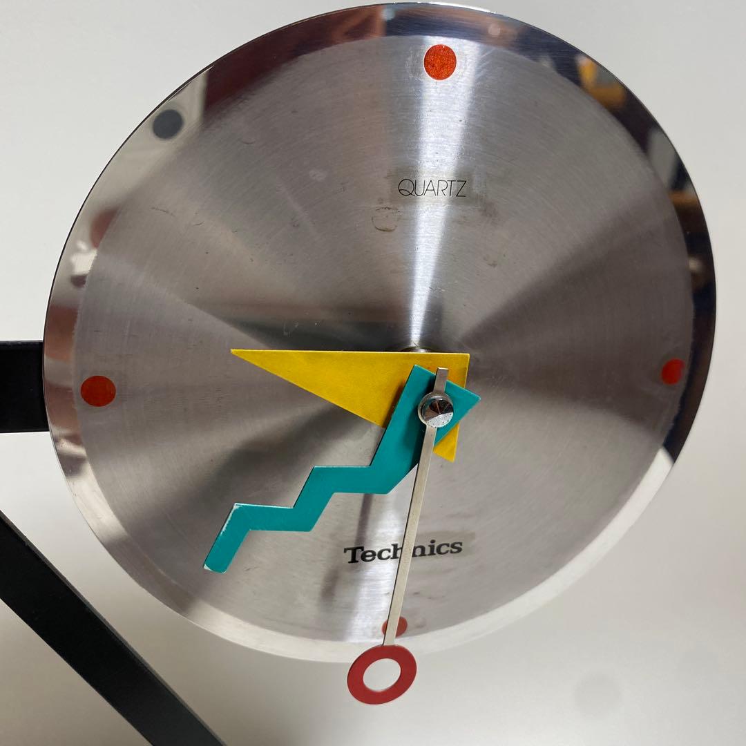 Technics テクニクス　置き時計　ポストモダン　スペースエイジ