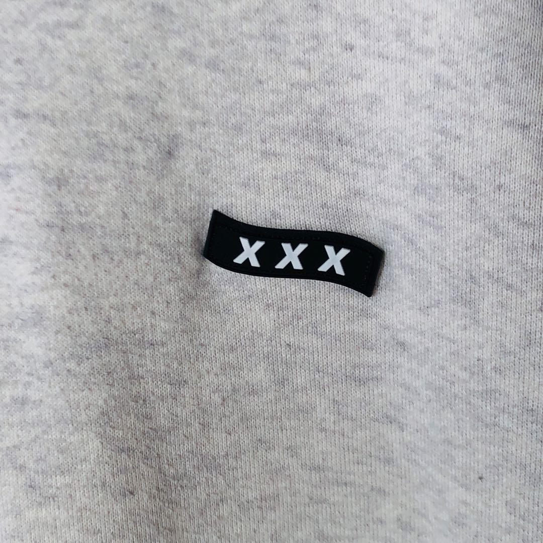 【人気XLサイズ】ゴッドセレクション ロゴワッペン スモールボックスロゴパーカー