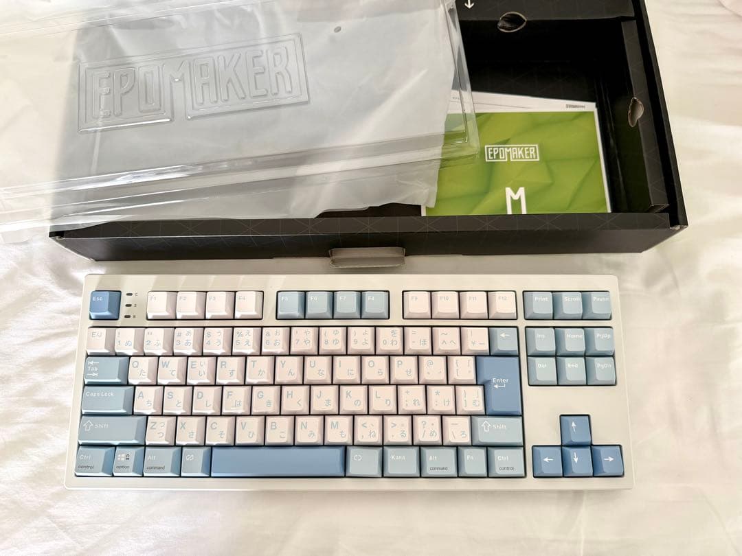 キーボード EPOMAKER TH87 JIS, Sea Salt Silent