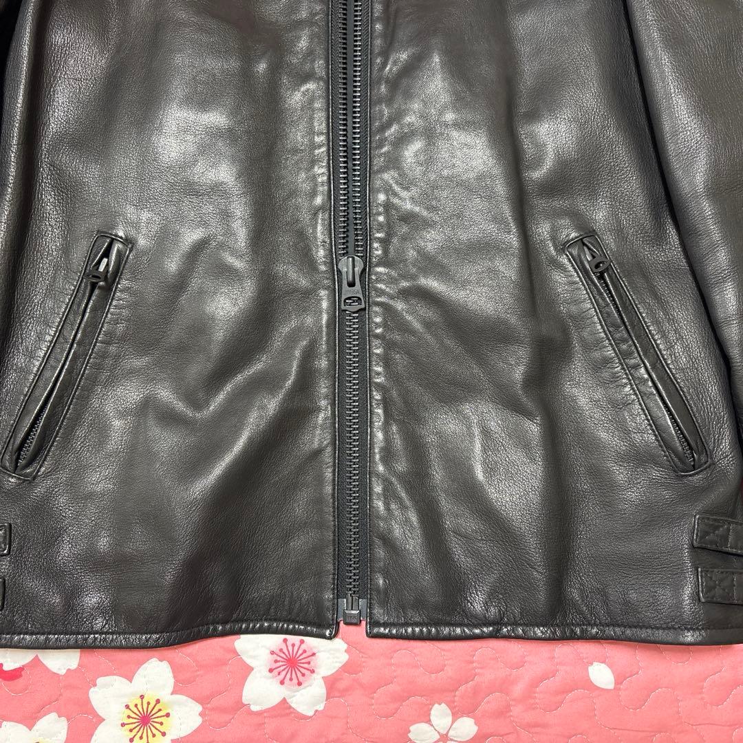 HL HEDDIE LOVUシングルライダースジャケット 黒