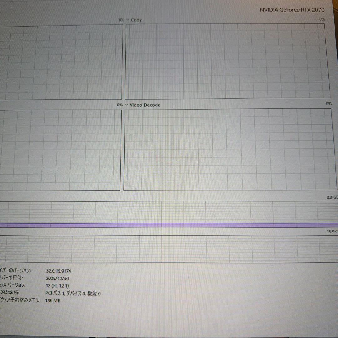 グラフィックボード・グラボ・ビデオカード RTX2070 aero