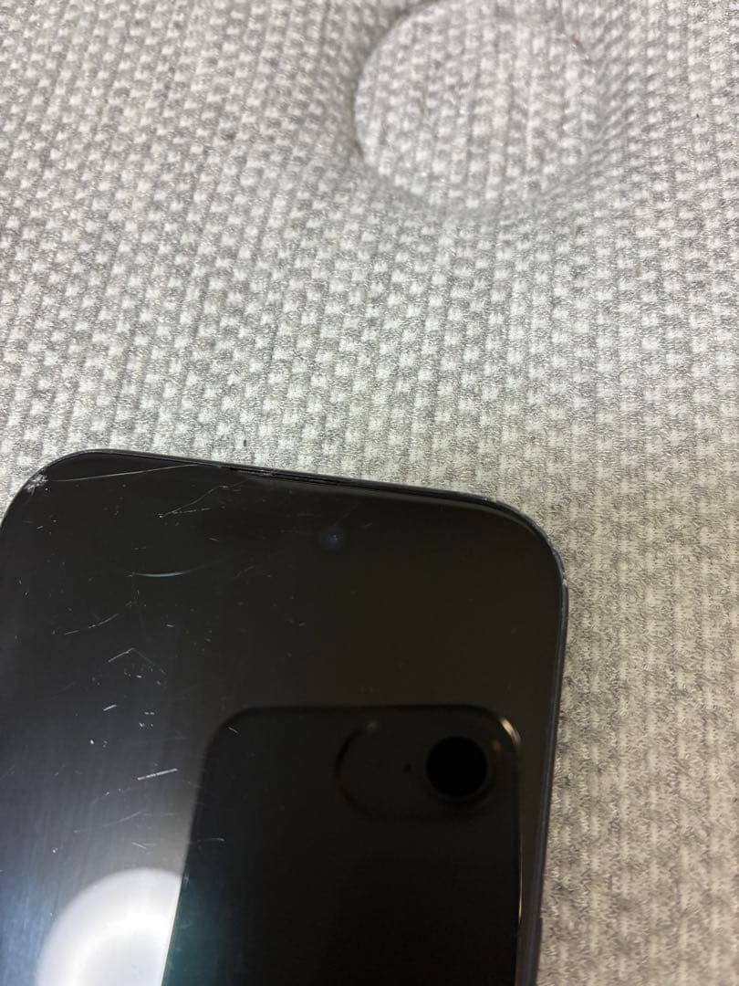 iPhone15 128GB ブラック画面割れ