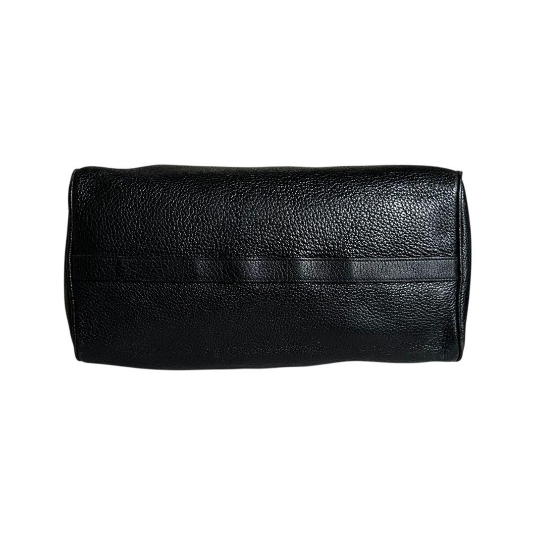 ポロ ラルフローレン　ミニ ボストンバッグ　本革　レザー　ブラック