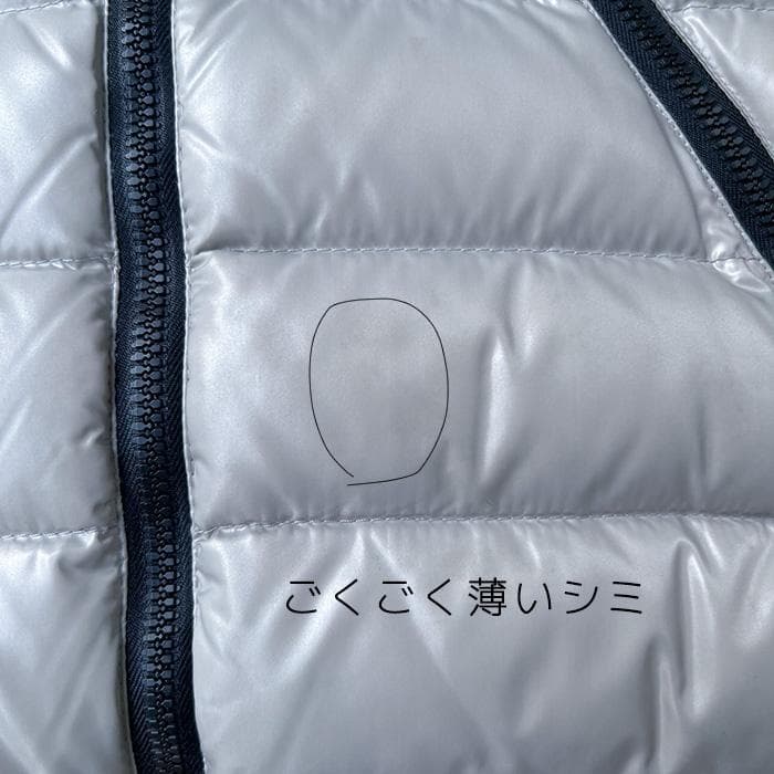 で*ん様 モンクレールのダウンコート　ロングダウン　未使用　保管時の汚れ少々