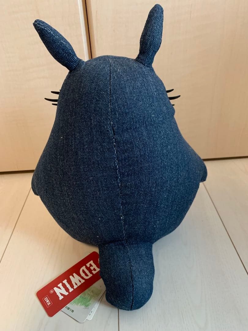 限定　スタジオジブリ　トトロ✖️EDWINコラボ　デニム製ぬいぐるみ　大トトロ