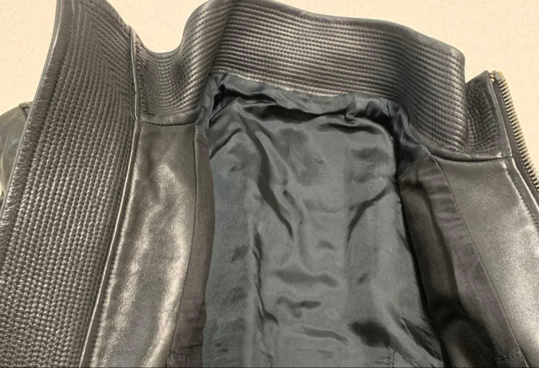 リックオウエンス　レザージャケット　ライダースジャケット