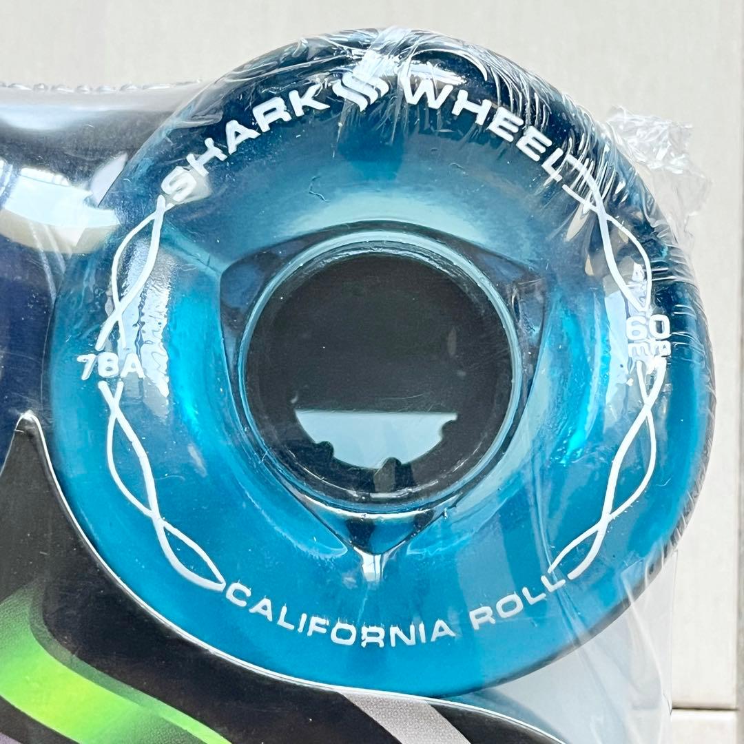 14☆新品 未開封☆ シャークウィール 60mm 78a クリアブルー