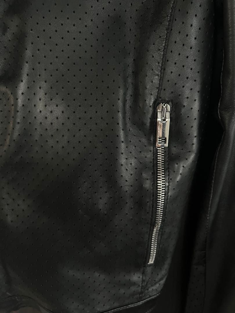 【入手困難46サイズ】TAGLIATORE シングルライダースジャケット