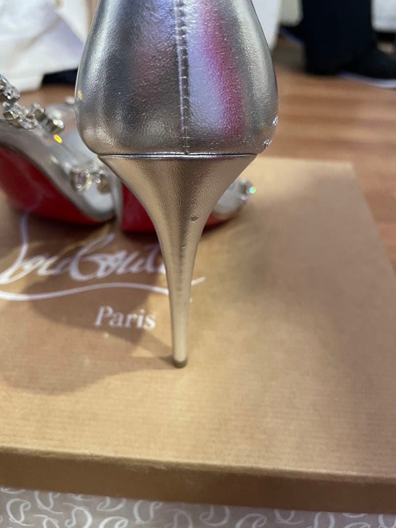 Christian Louboutin クリアビジュー ハイヒール