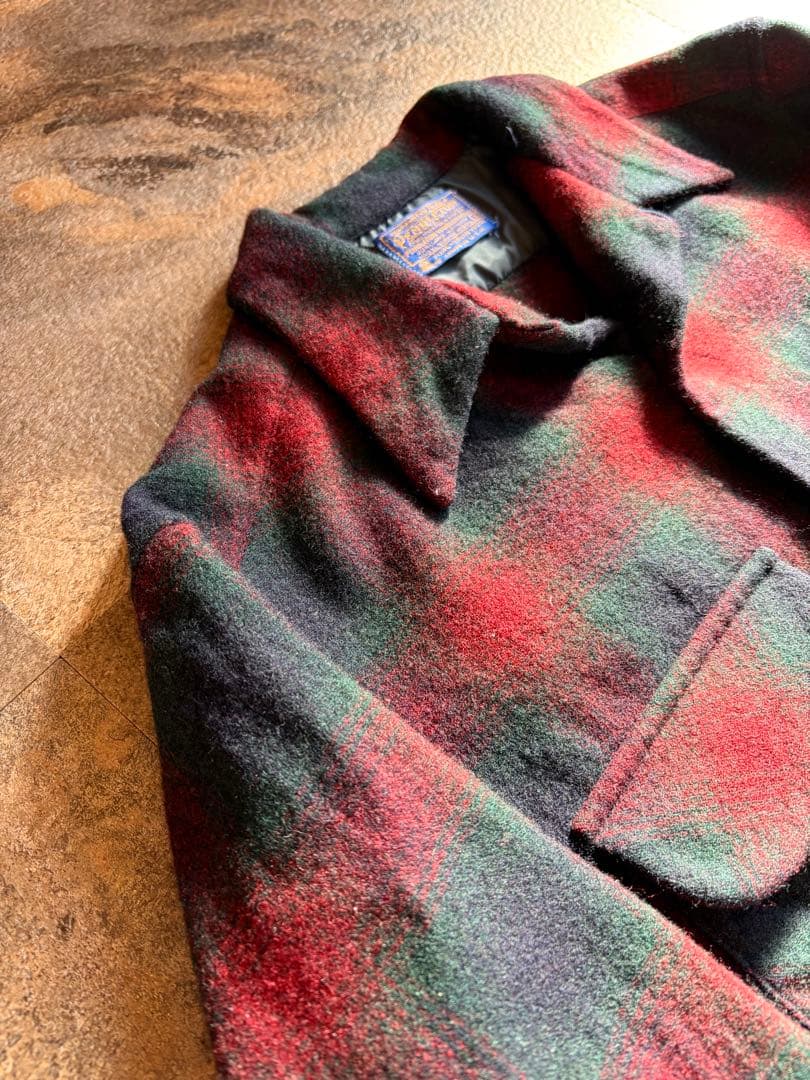 70S PENDLETON ペンドルトン オンブレ ボードシャツ オープンカラー