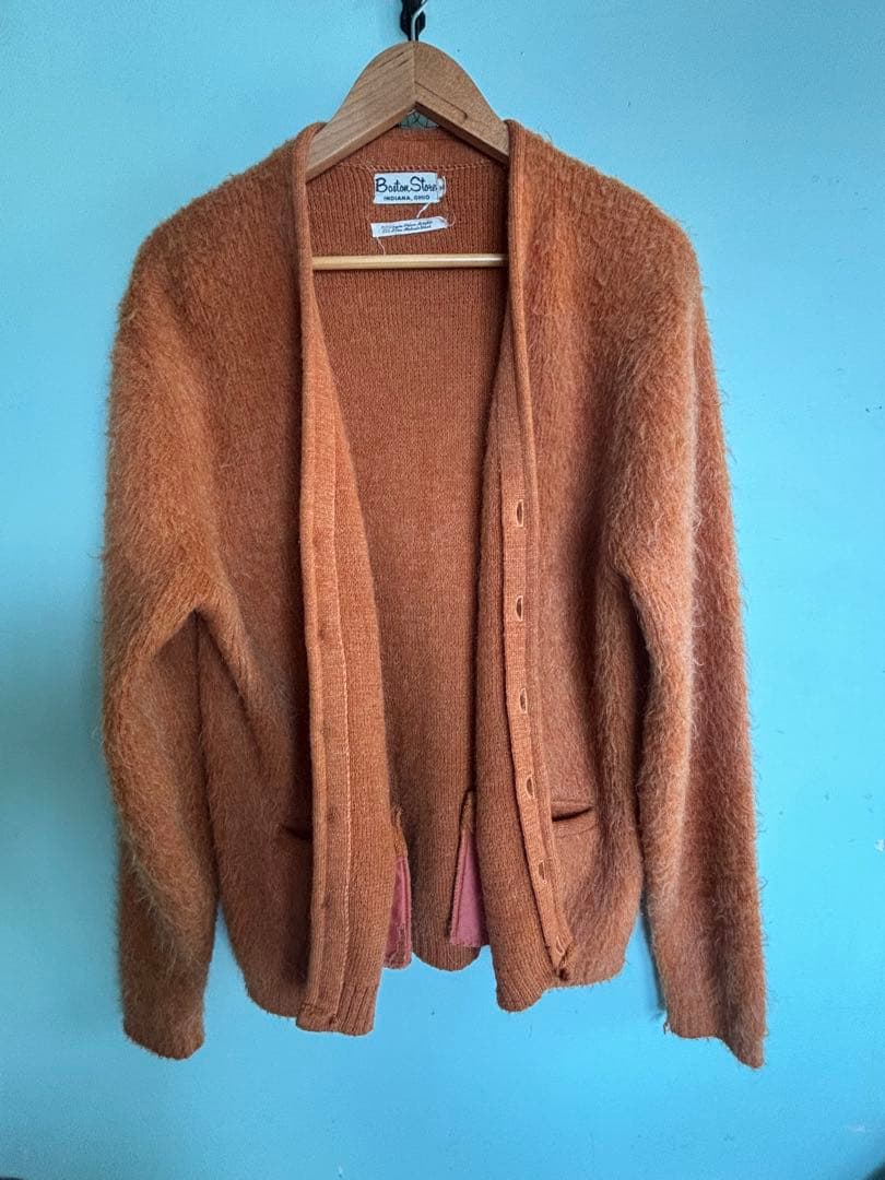 60s ヴィンテージモヘアカーディガン