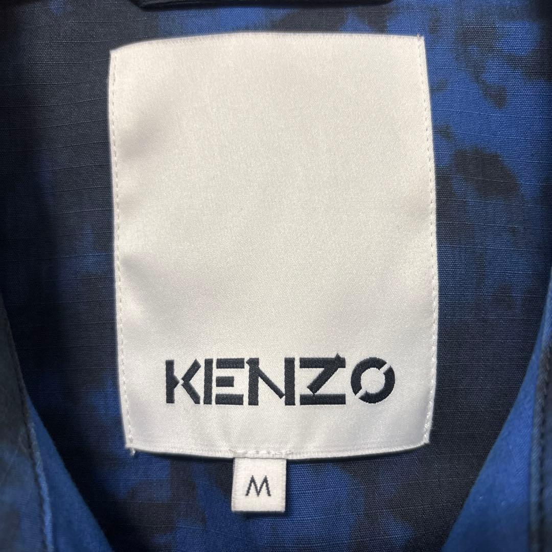 レ*ド様 KENZO 青黒タイダイ M ジャケット