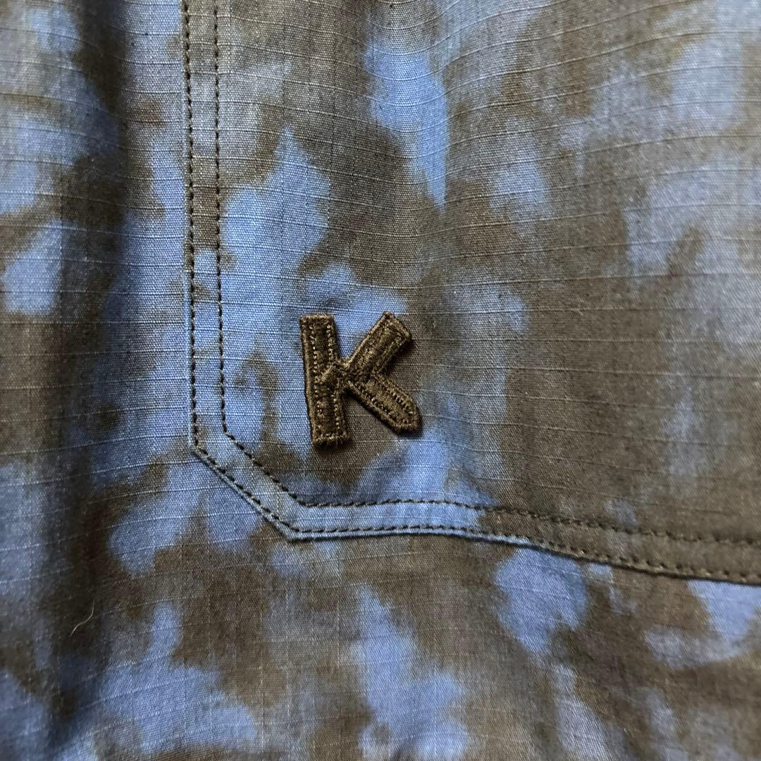 レ*ド様 KENZO 青黒タイダイ M ジャケット