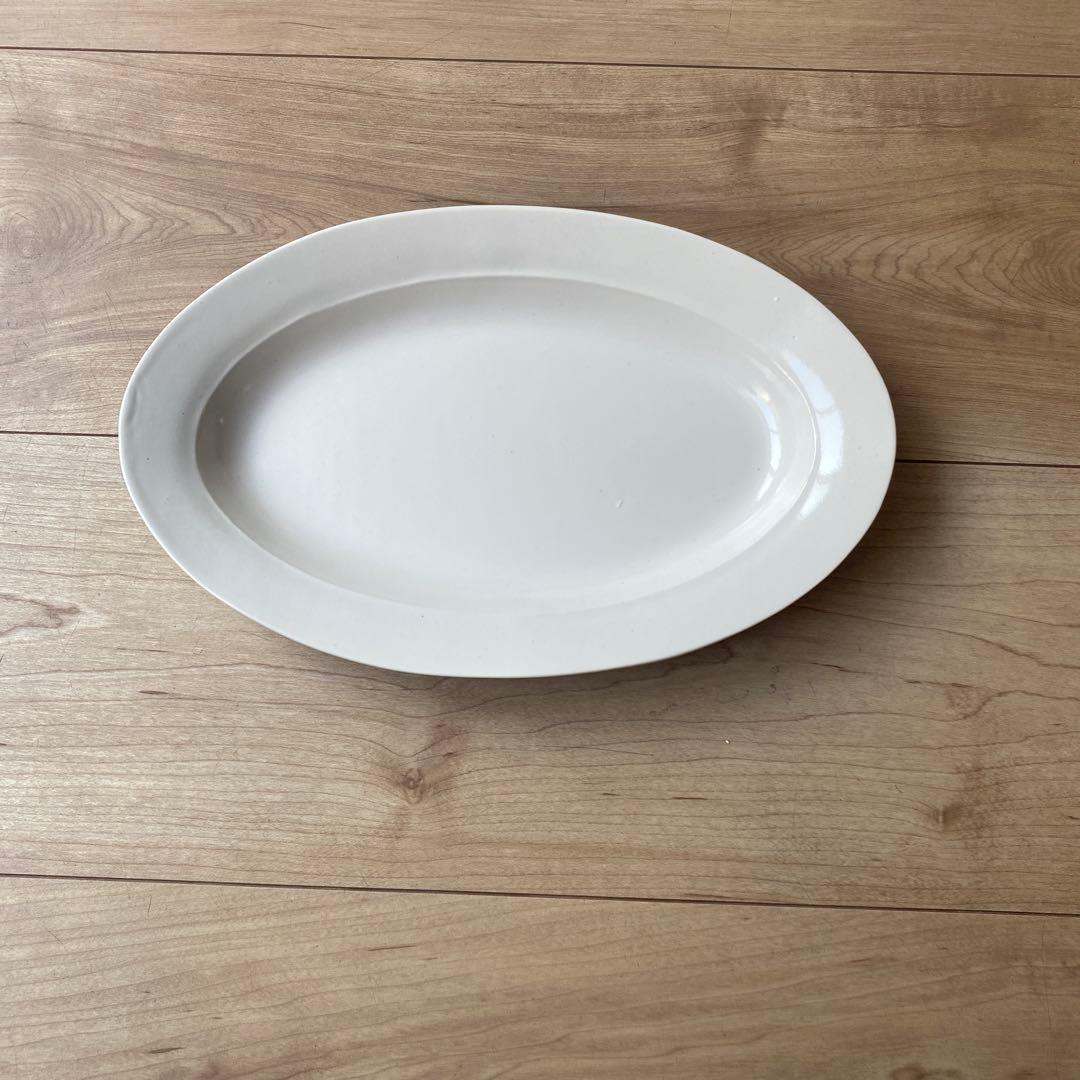 岡田直人 細リムオーバル皿 2枚セット