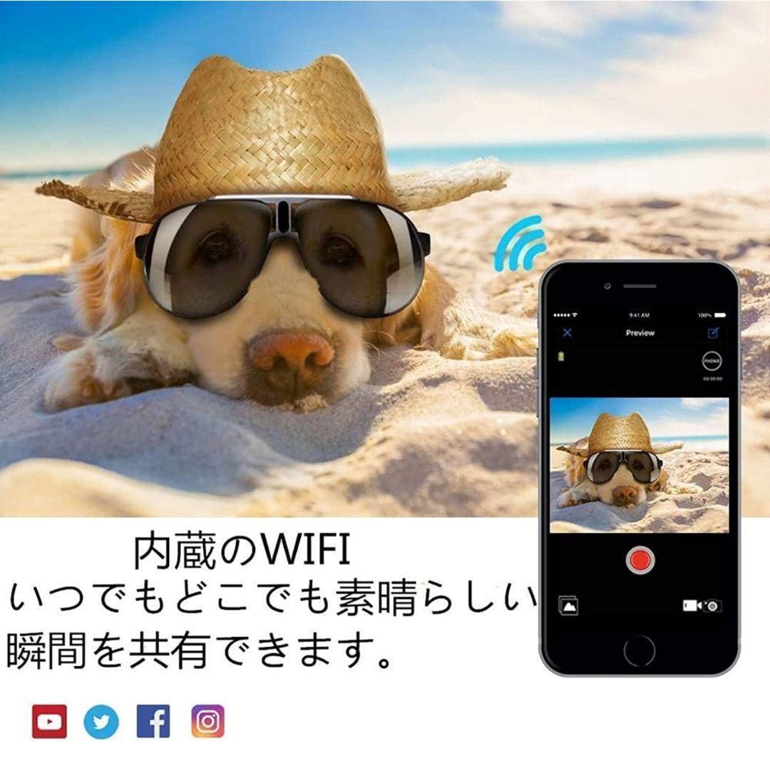 ビデオカメラ 4K YouTubeカメラ外付けマイクHDMI出力WIFI機能⑫