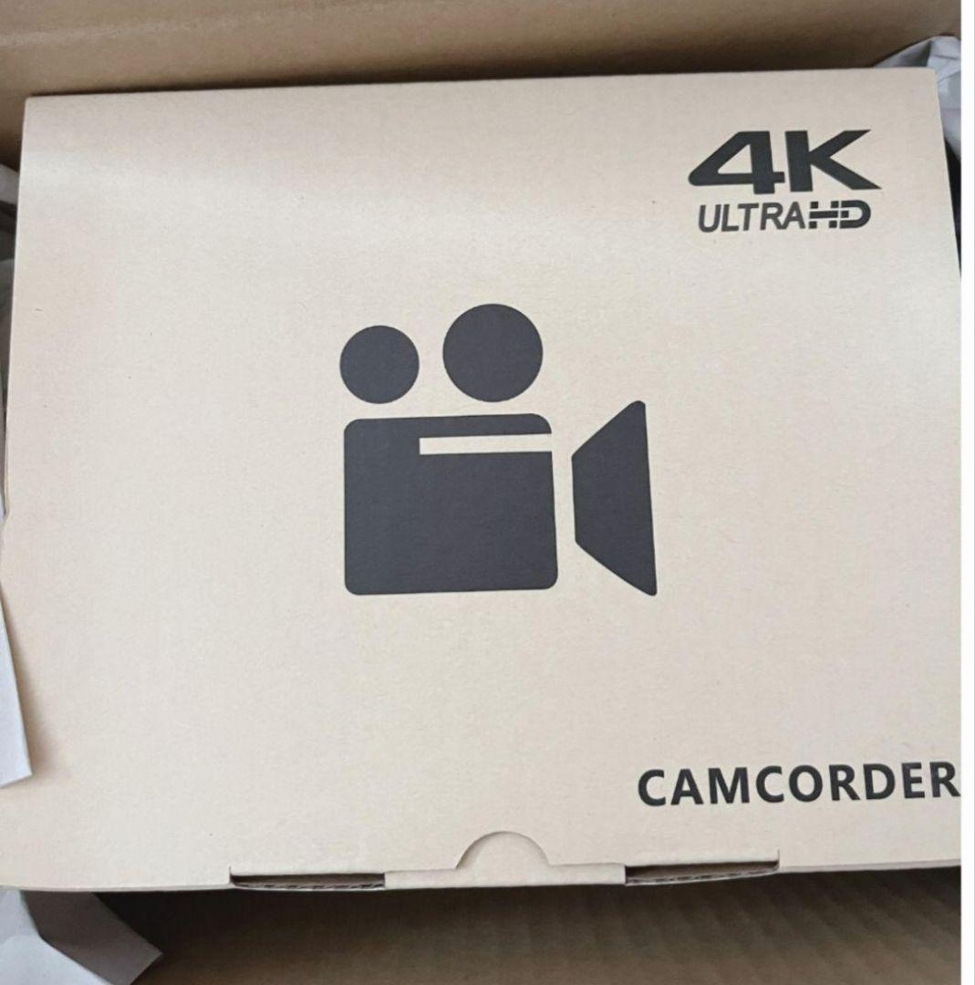 ビデオカメラ 4K YouTubeカメラ外付けマイクHDMI出力WIFI機能⑫