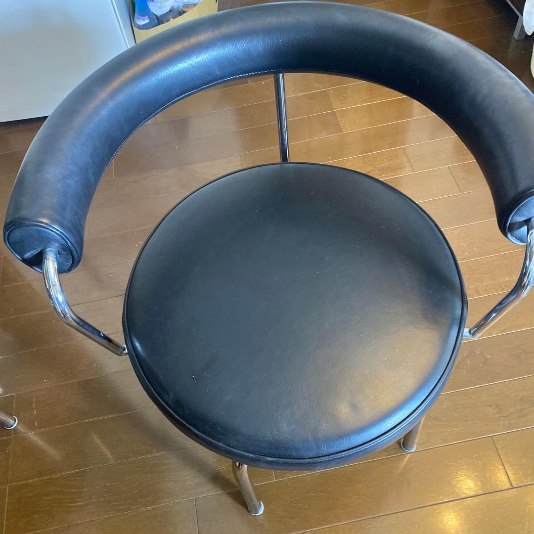 Cassina/OLC7 スウィベルチェアル・ コルビュジエ 二脚セット