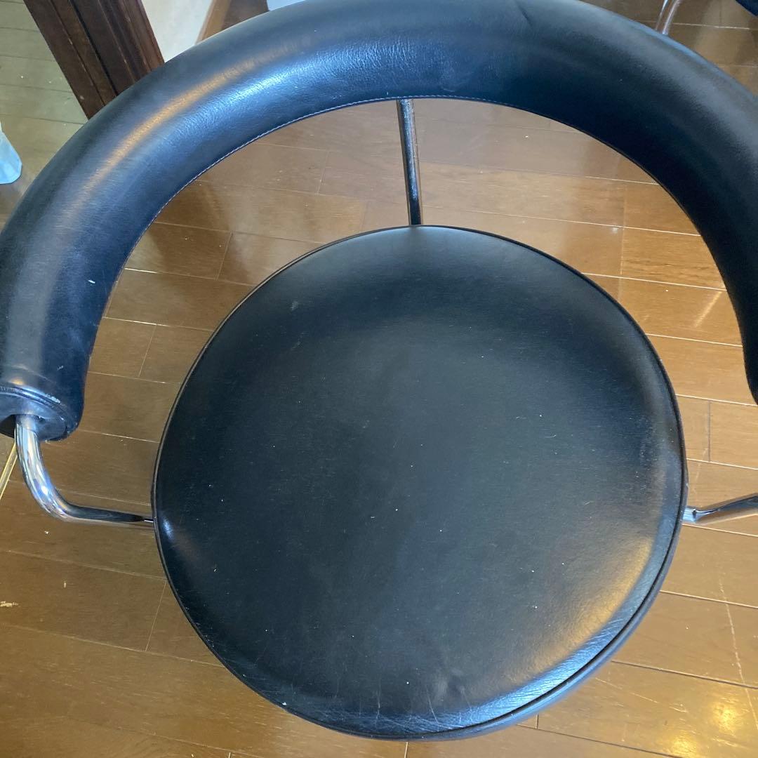 Cassina/OLC7 スウィベルチェアル・ コルビュジエ 二脚セット