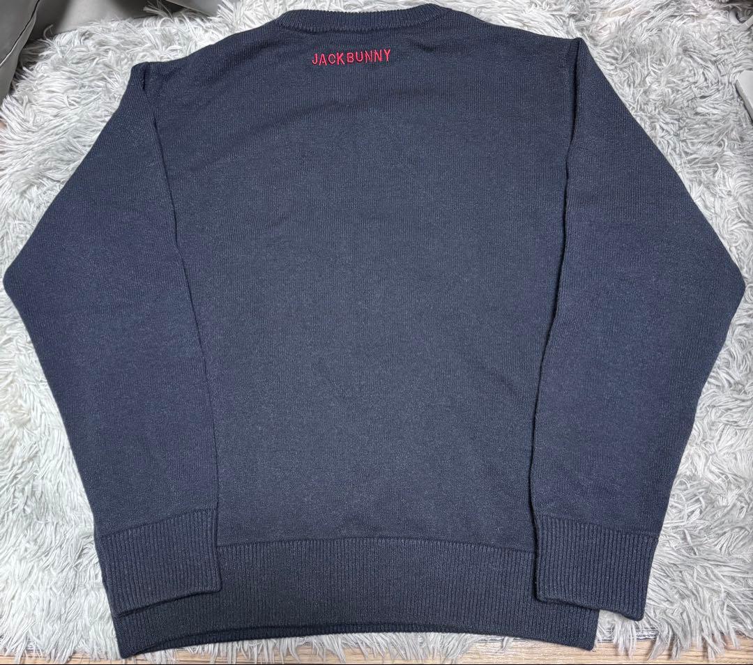 Jack Bunny ネイビー ハートセーター サイズ2