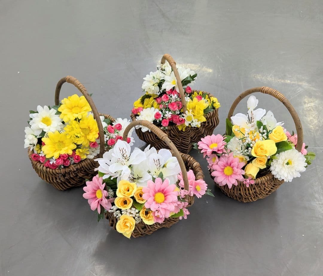 バレエ衣裳/ジュニア　濃赤2着&朱赤2着　4着セット　頭飾り付き