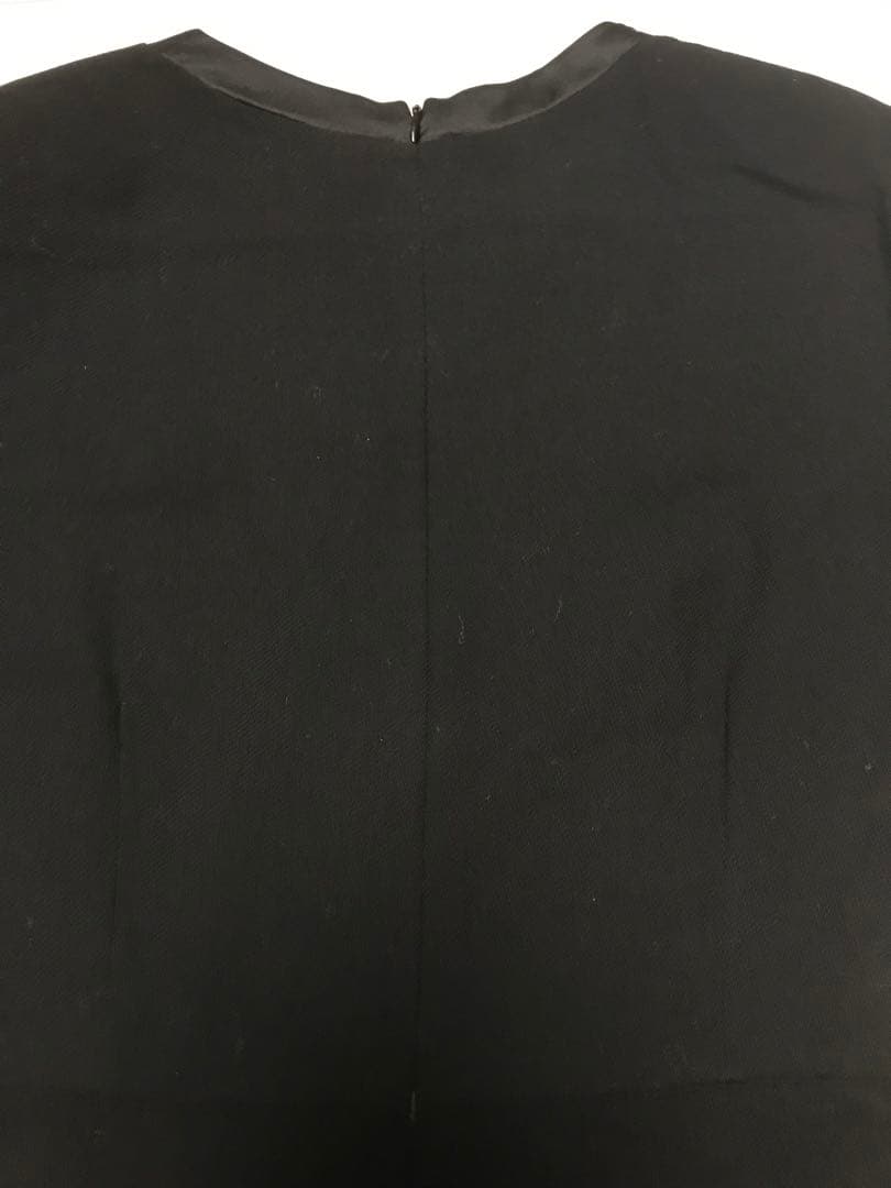 ヴィンテージFendi 黒 長袖 ひざ丈ワンピースL 新品同様