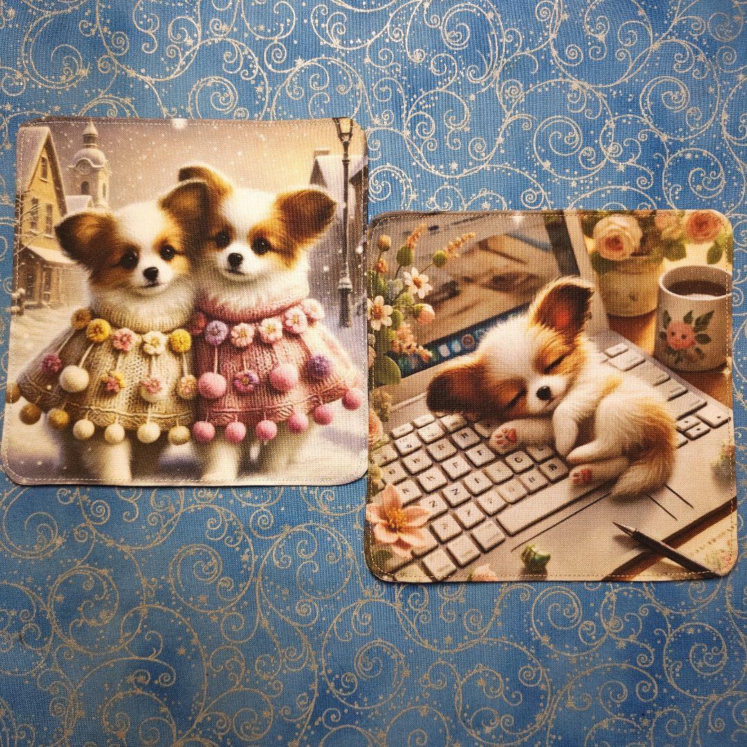 アロママ　　ハンカチ　ワンコさん柄　26枚