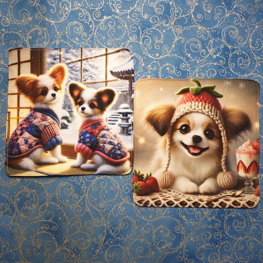 アロママ　　ハンカチ　ワンコさん柄　26枚