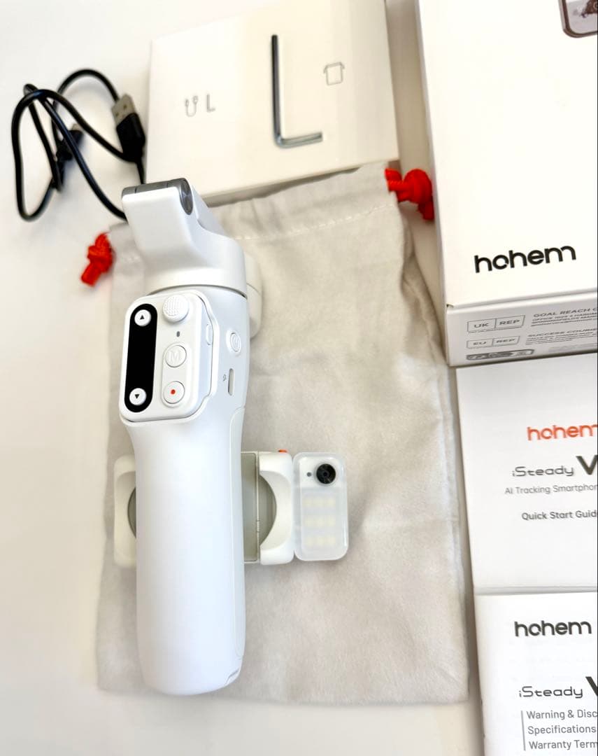 iSteady V3 スマホ ジンバル hohem 白