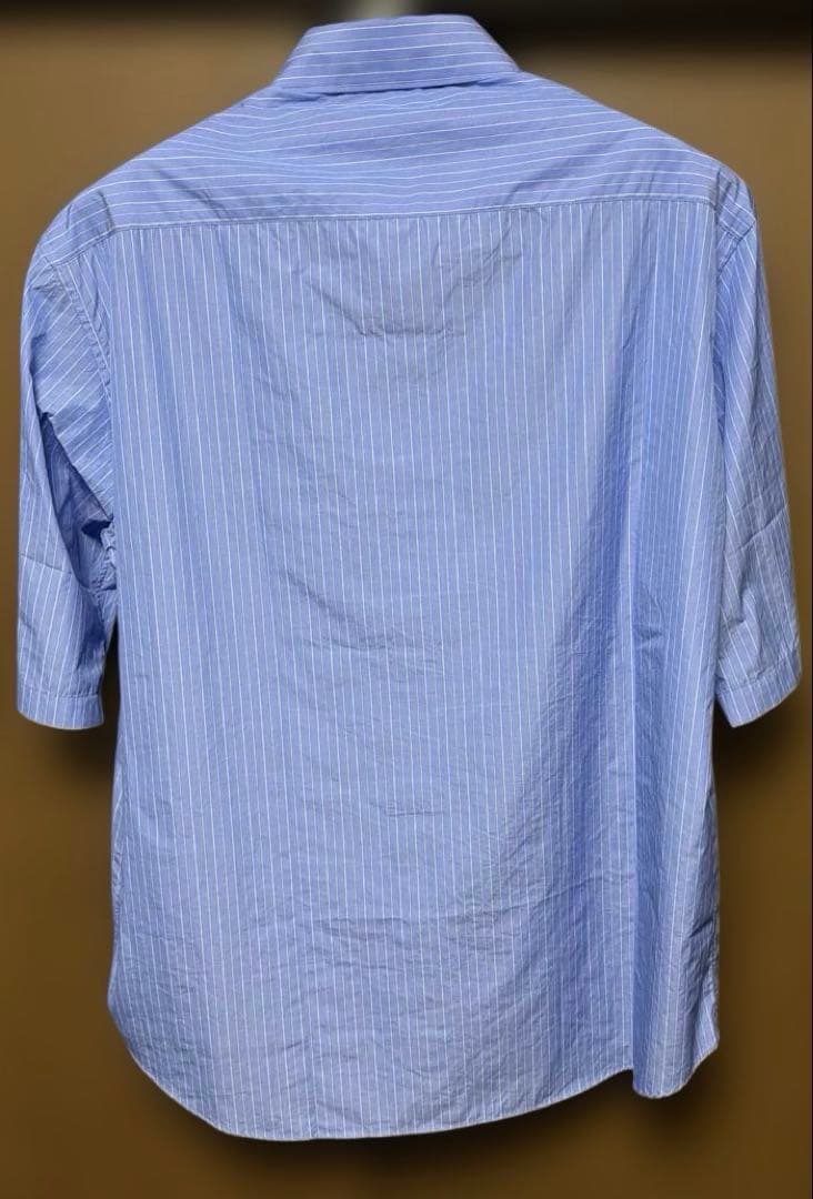 トップス AURALEE 25SS STRIPE HALF SLEEVED SHIRT