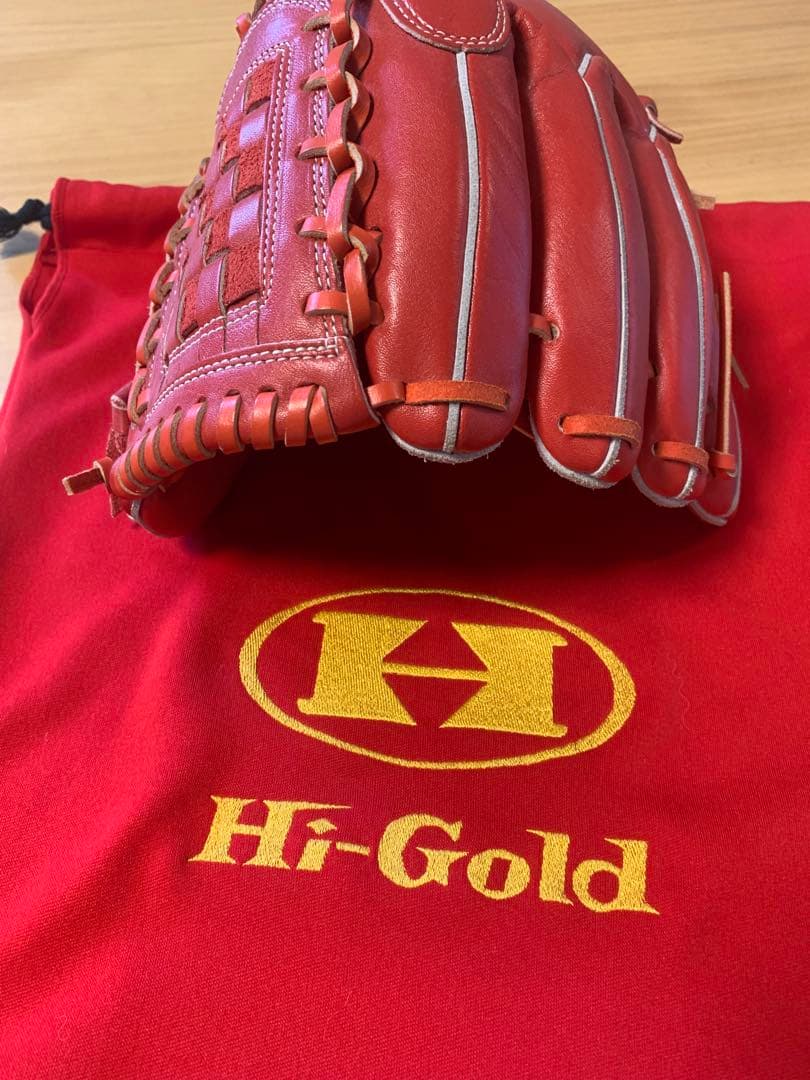 Hi-Gold 軟式グローブ SRオレンジ