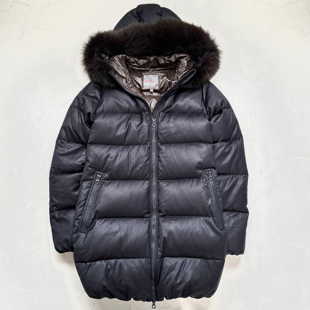 デュベティカ KAPPA アローズ別注 ダウンコート カシミヤ フォックス 38