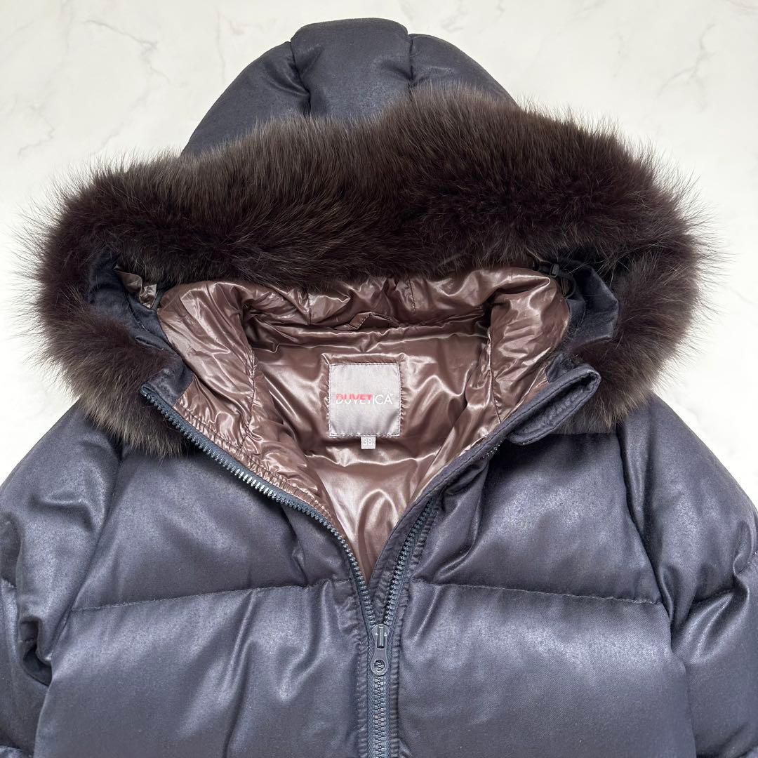 デュベティカ KAPPA アローズ別注 ダウンコート カシミヤ フォックス 38