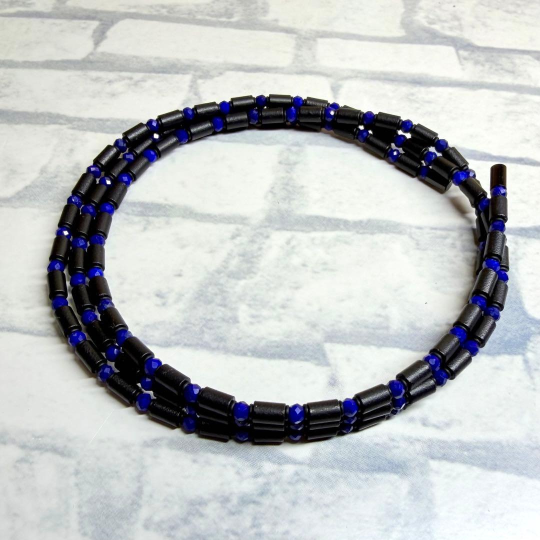 【極美品】コアフォースループ ラピスラズリ CFL70 ブレスレット ブルー