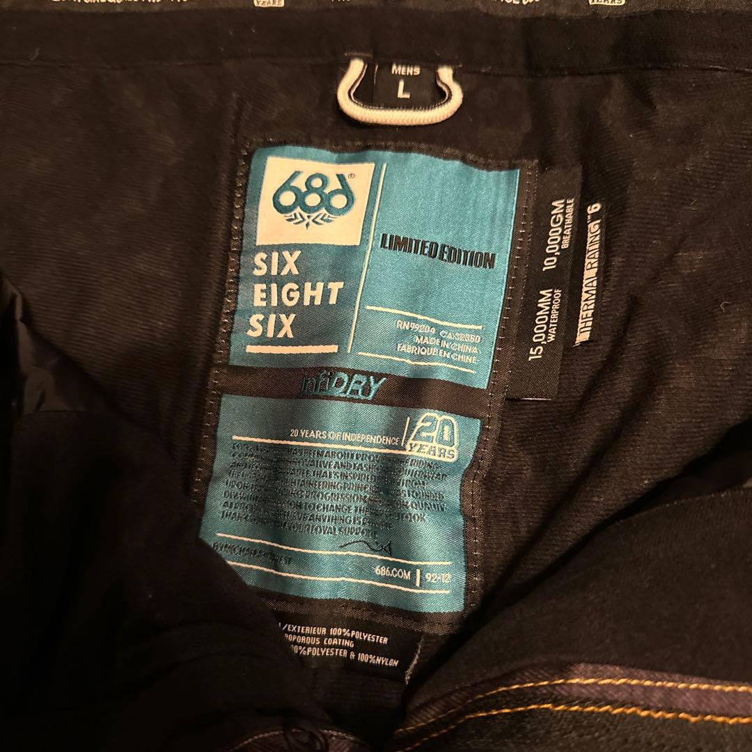 美品！ ボードウェア 686 上下セット Lサイズ 180cm