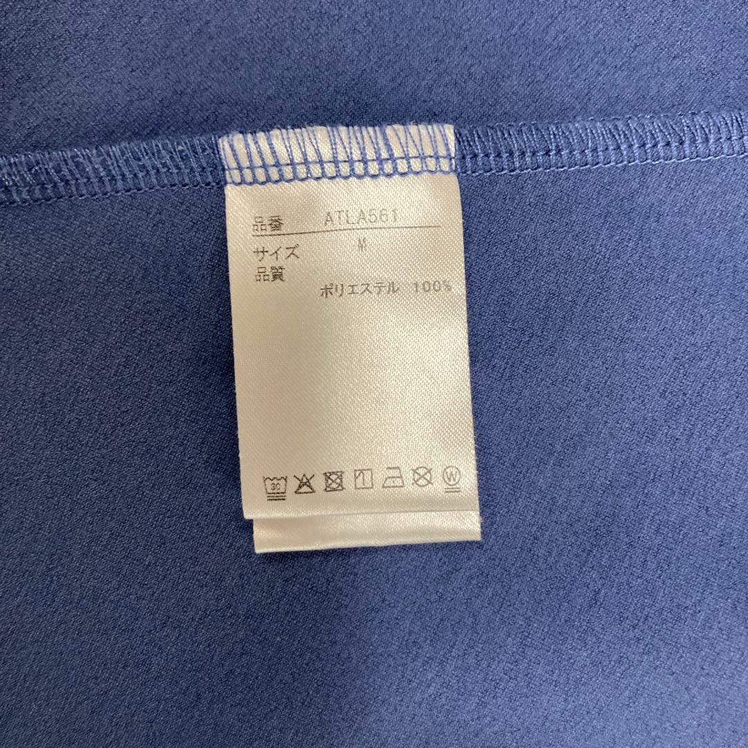 Admiral カットソージップフーディパーカー　ATLA561 M青