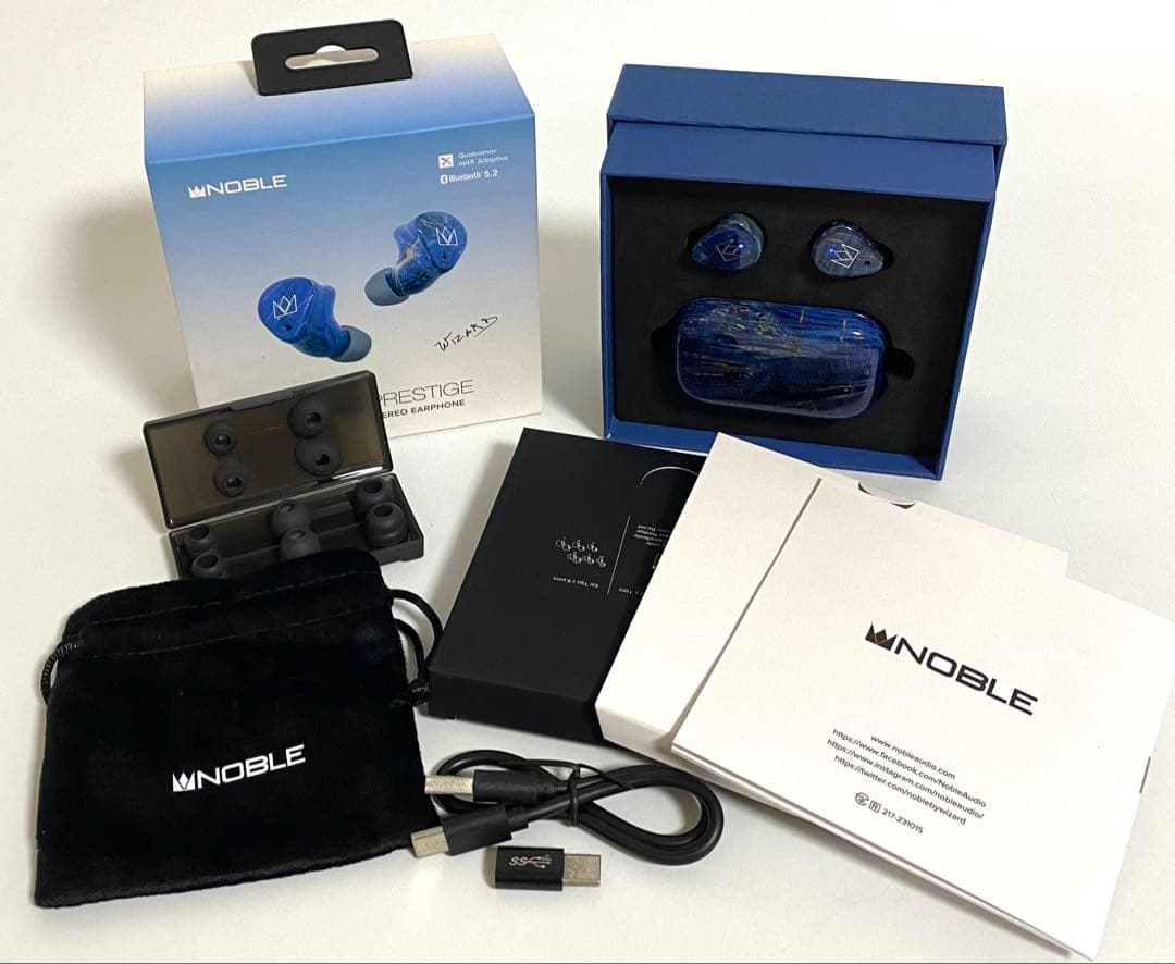 美品 Noble Audio Fokus Prestige ワイヤレスイヤホン